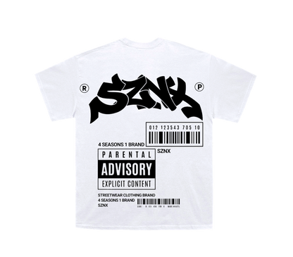 SZNX - BARCODE T-SHIRT WHITE